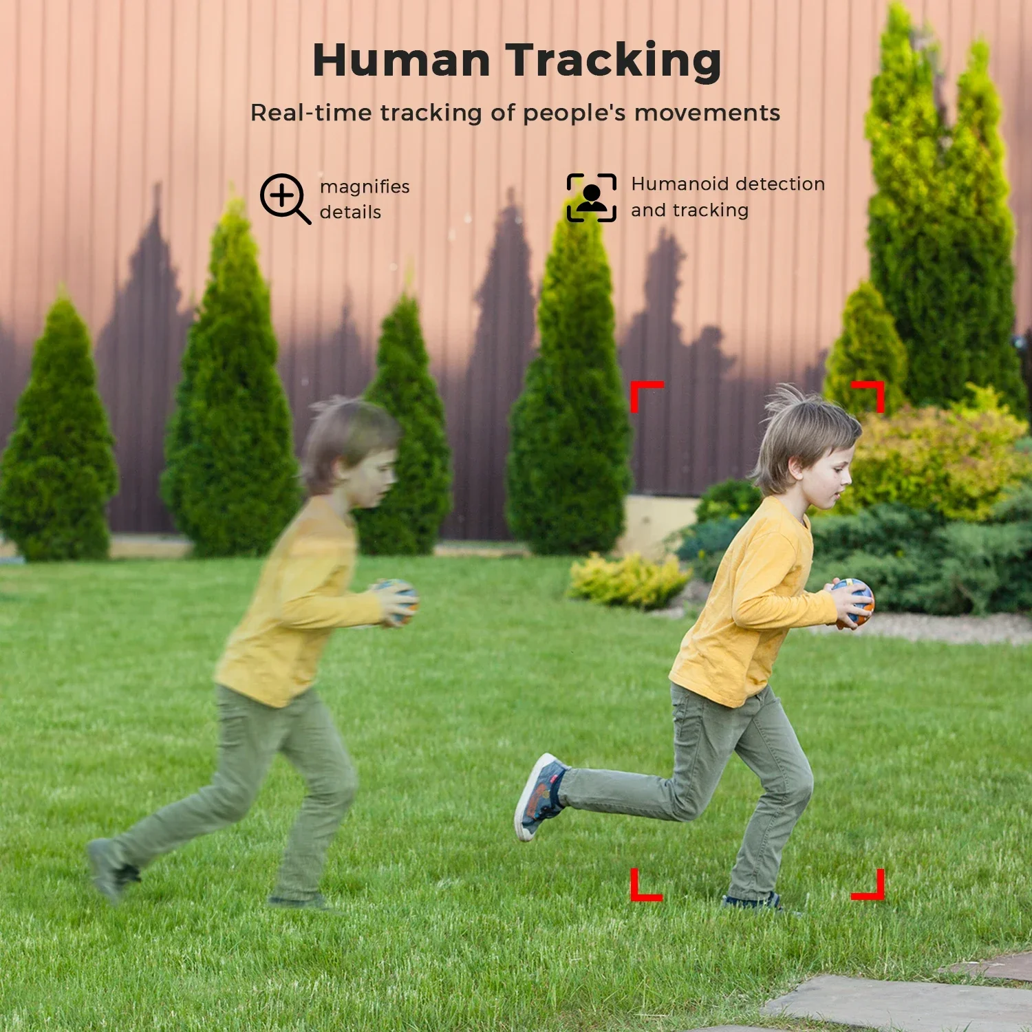 Mini PTZ Wifi Camera 4MP 2K ICsee Surveillance Camera 5X Digital Zoom HD Night Vision Human Detection Home Security Protection 5