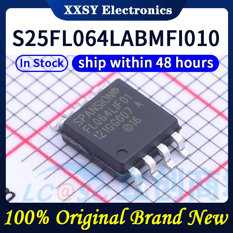 

S25FL064LABMFI010 FL064LIF01 100% качественный оригинальный новый