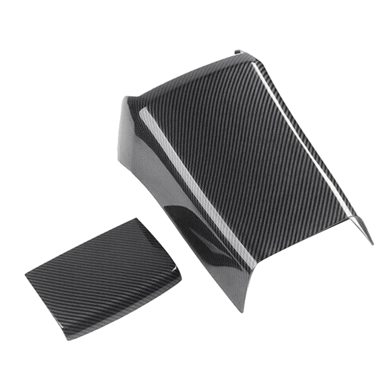 

Fit For Honda Civic 2016-2021 Carbon Fiber Rear Air Outlet Vent Panel Cover Trim Replacement Parts Accessories 2PCS