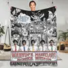 Tally Hall Blankets Rock Music Band Travel Flannel Throw Blanket Warm Soft Outdoor Design Bedspread Birthday Present 1