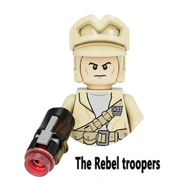 Hoth Rebel Alliance Troopers Rodian Duros Building Blocks Resistance Han Solo Leia Chewbacca Bricks Cassian Andor Figure Kid Toy N-PG2305
