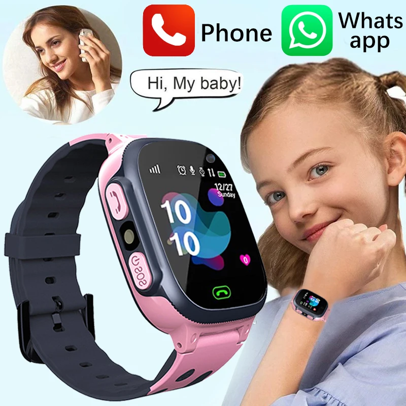 

XIAOMI Kids Watches Call Kids Smart Watch for Children GPS SOS Waterproof Smartwatch Clock SIM Card Location Tracker Child Watch