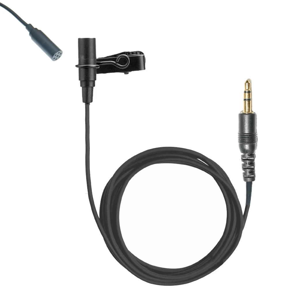 

Black MKE ECM77 Tie Lavalier Lapel Microphone 3.5mm Jack For Sony UWP UTX D21 D11 V1 Sennheiser EW G2 G3 G4 Wireless BeltPack