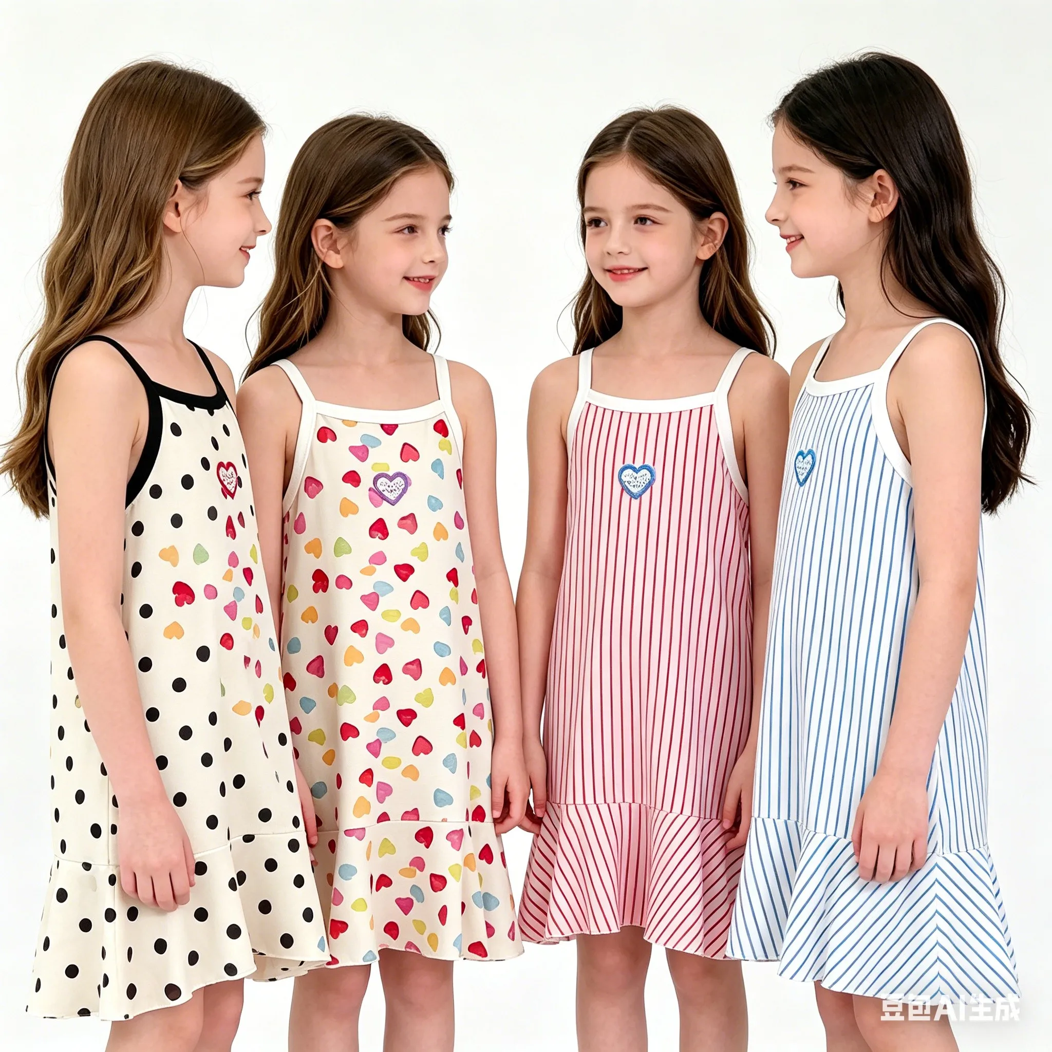 Summer Girls Night Dress Children's Sleepwear Kids Pajamas for 2 to 12 Yrs Nighty for Baby Girls Little Girls Clothes Nightgowns - 2