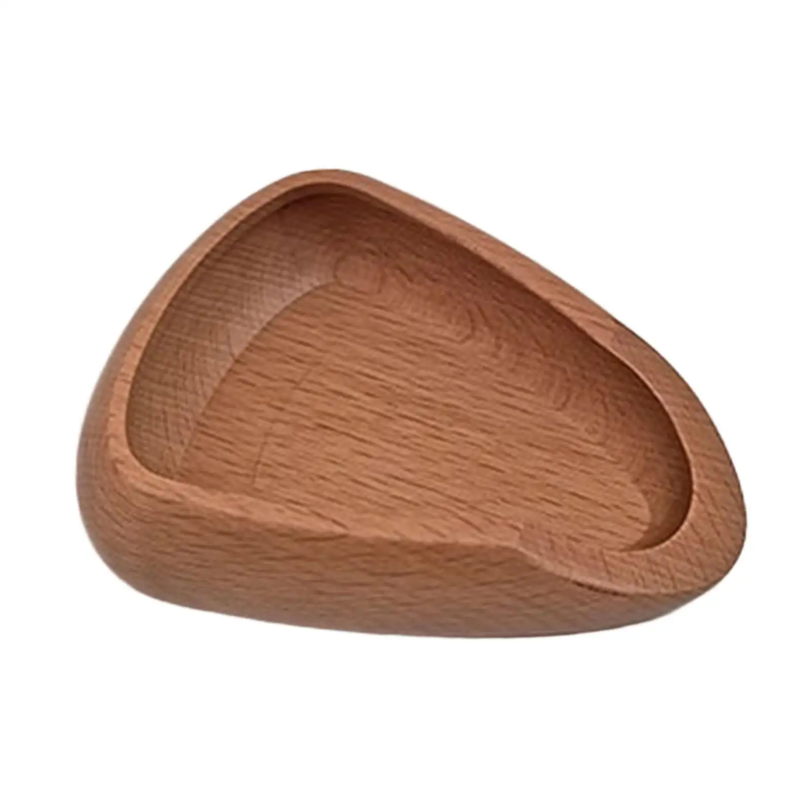 Coffee Bean Weighing Bowl Coffee Dosing Tray Wooden Sturdy Tea Leaf Display Tray for Office Hotel Restaurant Loose Tea Flour