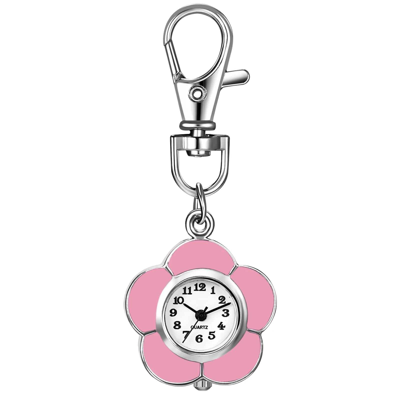 LANCARDO Analog Quartz HD Digital Dial Hanging Watch Mountaineering Buckle Watch unisex outdoor work study watch pink