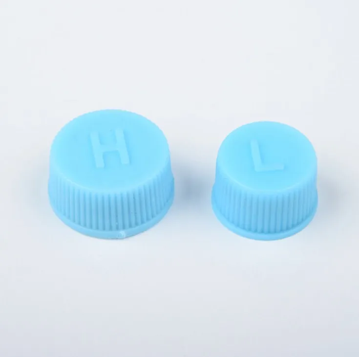 Tappi per nucleo valvola copripolvere per refrigerante per condizionatore d'aria per auto Tappi per porta laterale alta e bassa Accessori per tappi auto ad alta bassa pressione - Image 3