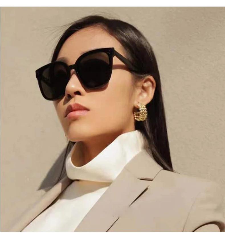 サングラス honghol GAYAGO H224155 fashion sunglasses HSHA_H2241-55_GB_2 Luxury Brand Korean Sunglasses Women Higt quality Men