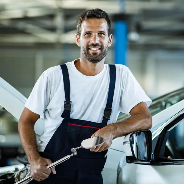 Specchietto Telescopico Con LED Per Ispezione Auto - Regolabile A 360 Gradi