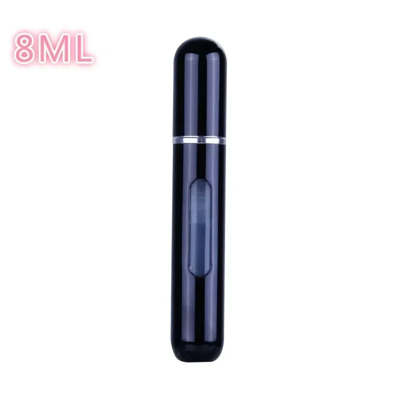 Compact Refillable Travel Perfume Atomizer - Portable 8ml/5ml Spray Bottle