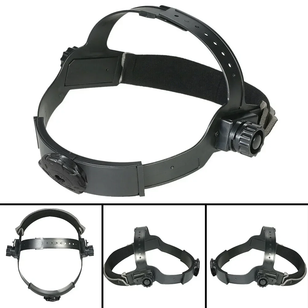 Welding Helmet Headgear Replacement | Adjustable Sweatband Headband For Square Hole Helmets (Grey)