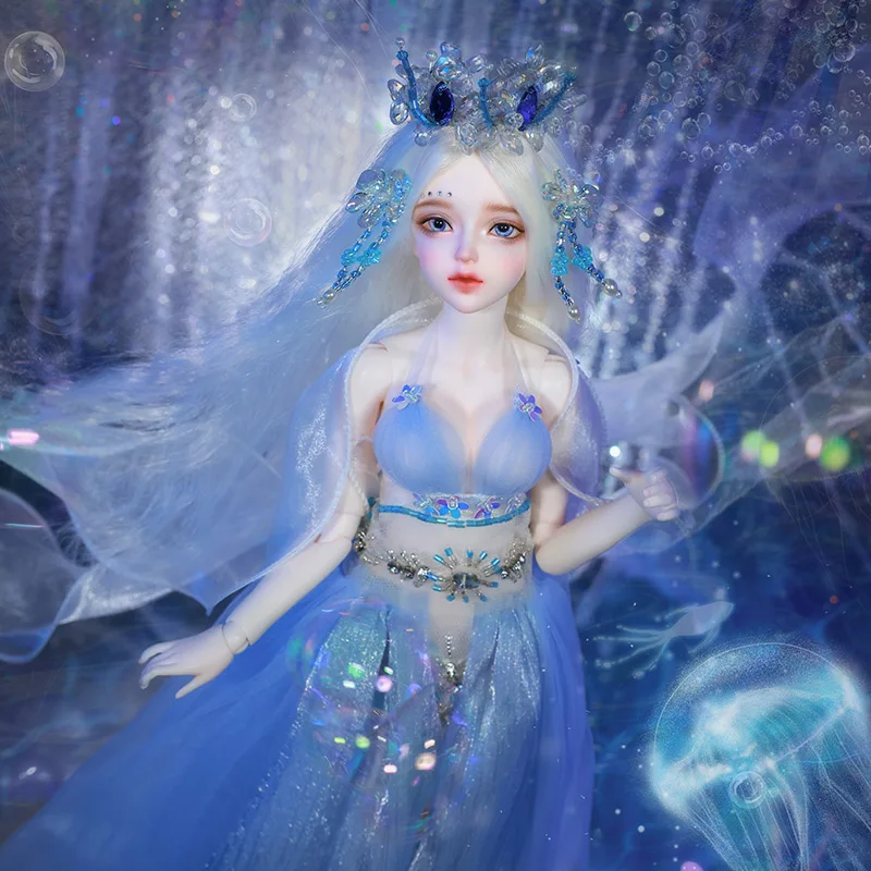 Fantasy Angel 1/4 Bjd sd doll Pop Siren meirmaid human body Fullset 42.5Cm fairyland luts msd Jointed Doll Artwork