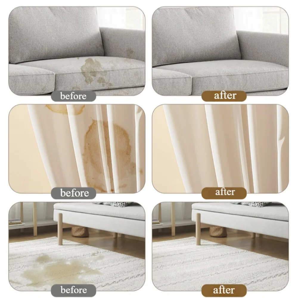 Fabric Sofa Foam Dry Cleaner Multi-Functional Cleaning No Need Water To Clean Suitable for Sofas, Curtains Carpets and Clothing