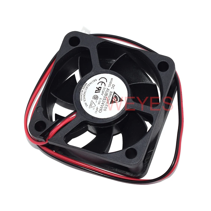 オリジナルデルタAUB0524VHD 5020 DC24V 0.15Aつのワイヤ50*50*20