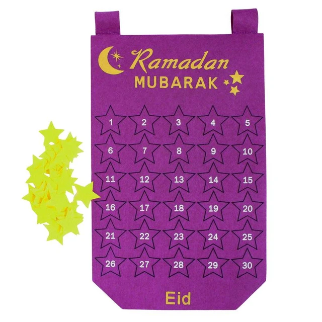 Faire une conception de calendrier de l'avent pour le ramadan