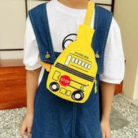 Cute Cartoon Car Children's Chest Bag Little Boy Handsome Messenger Bags Baby Go Out Backpack Trendy Girls Baby Kids Waist Bag 3