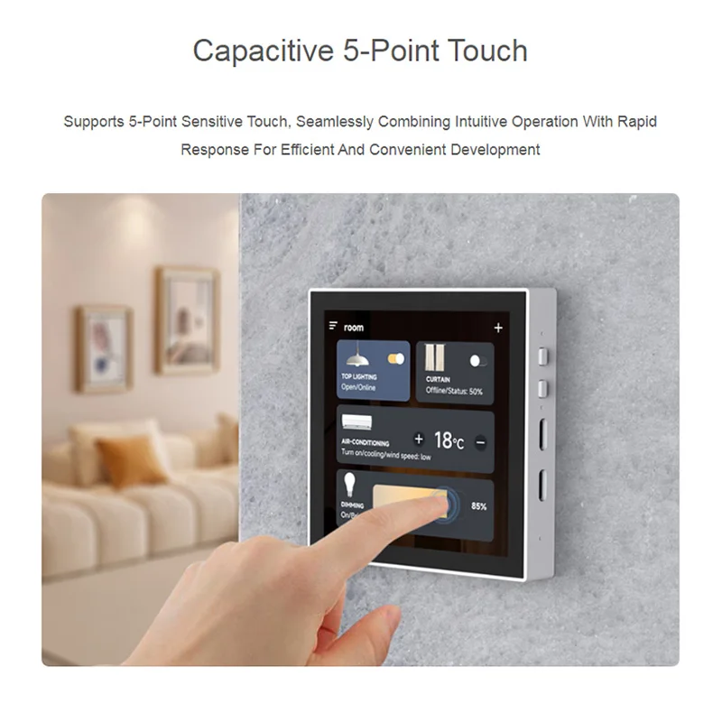 รูปสินค้า บอร์ดพัฒนา ESP32-P4 หน้าจอสัมผัส 4 นิ้ว 5 จุด