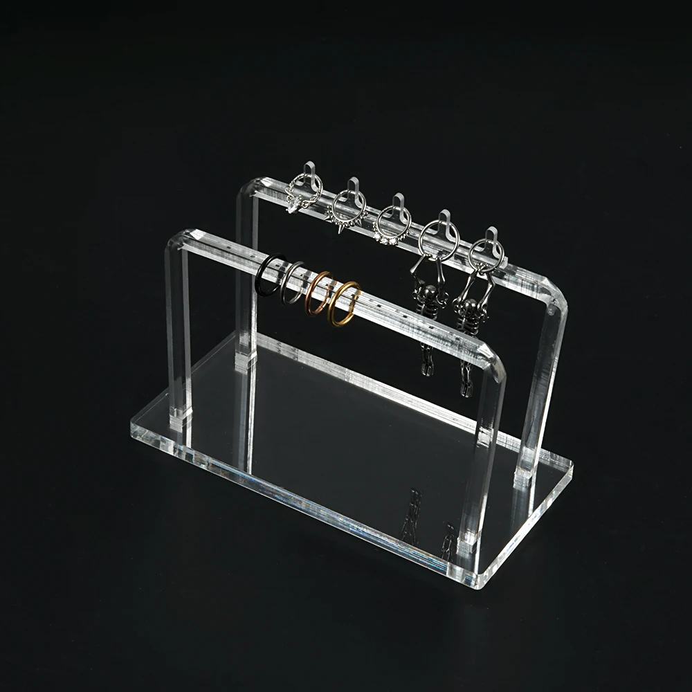 Body Piercing Jewelry Display Holder Rack Acrylic Stand Seller Jewelry Organizer Shelf Multi Ear Studs Storage Rack Tools