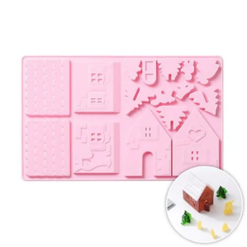 Christmas Gingerbread House Silicone Mold 2