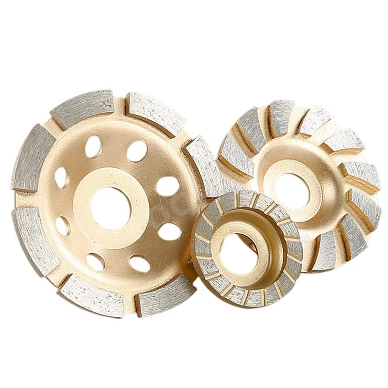 1/2/3Pcs Diamond Segment Wheel Disc Grinding Cup Abrasives Stone Marble Floor Metalworking Sharp Sanding Tools