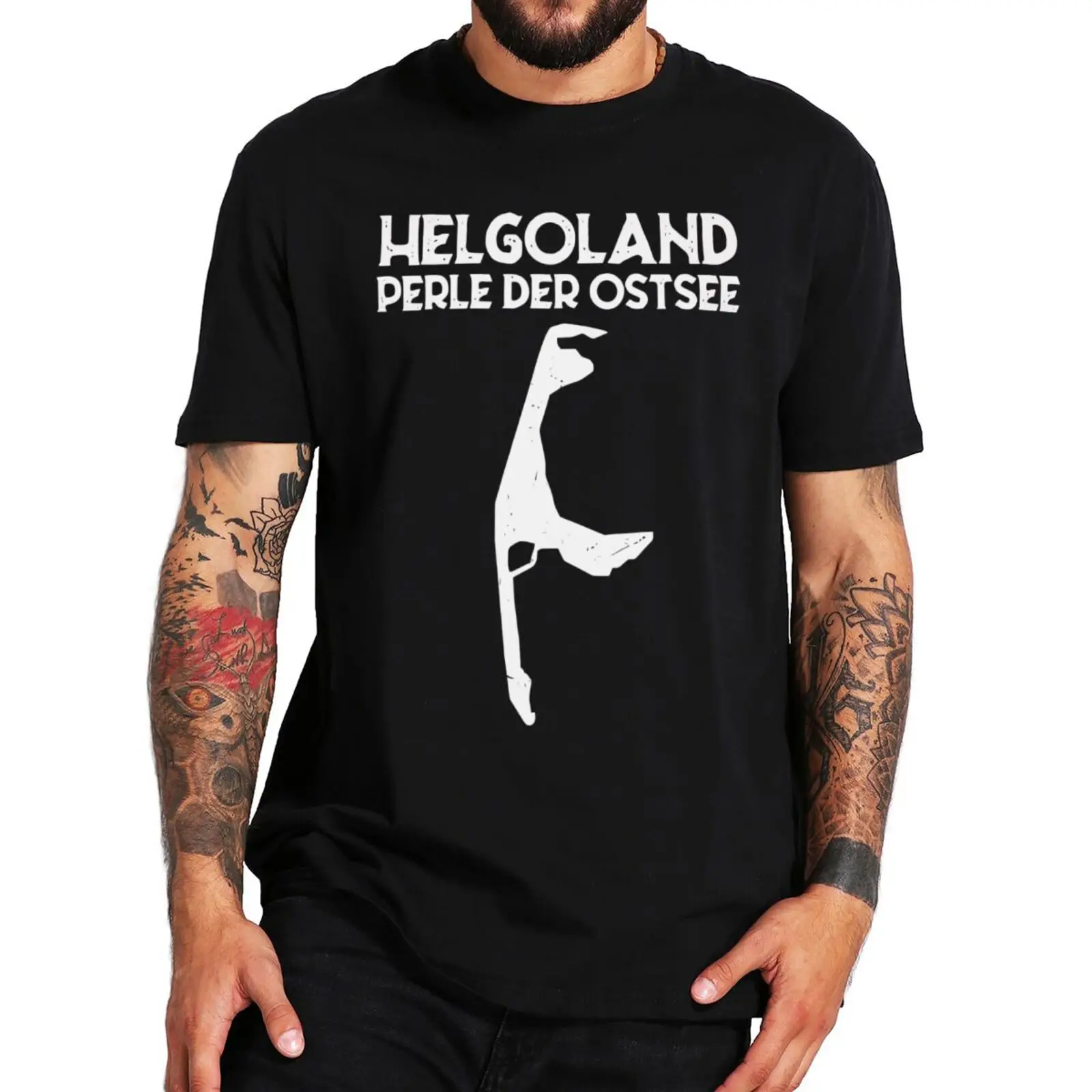 

Helgoland Perle Der Ostsee T Shirt Helgoland Pearl Of The Sea Humor German Popular Tshirts EU Size Cotton Unisex O-neck Tee