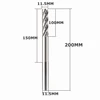 Customized Diameter 8/11.5/4/4.1/6.1mm Length 200mm Carbide Machine Reamer Extended HRC50 Uncoated Tolerance H7 Harened Steel 2