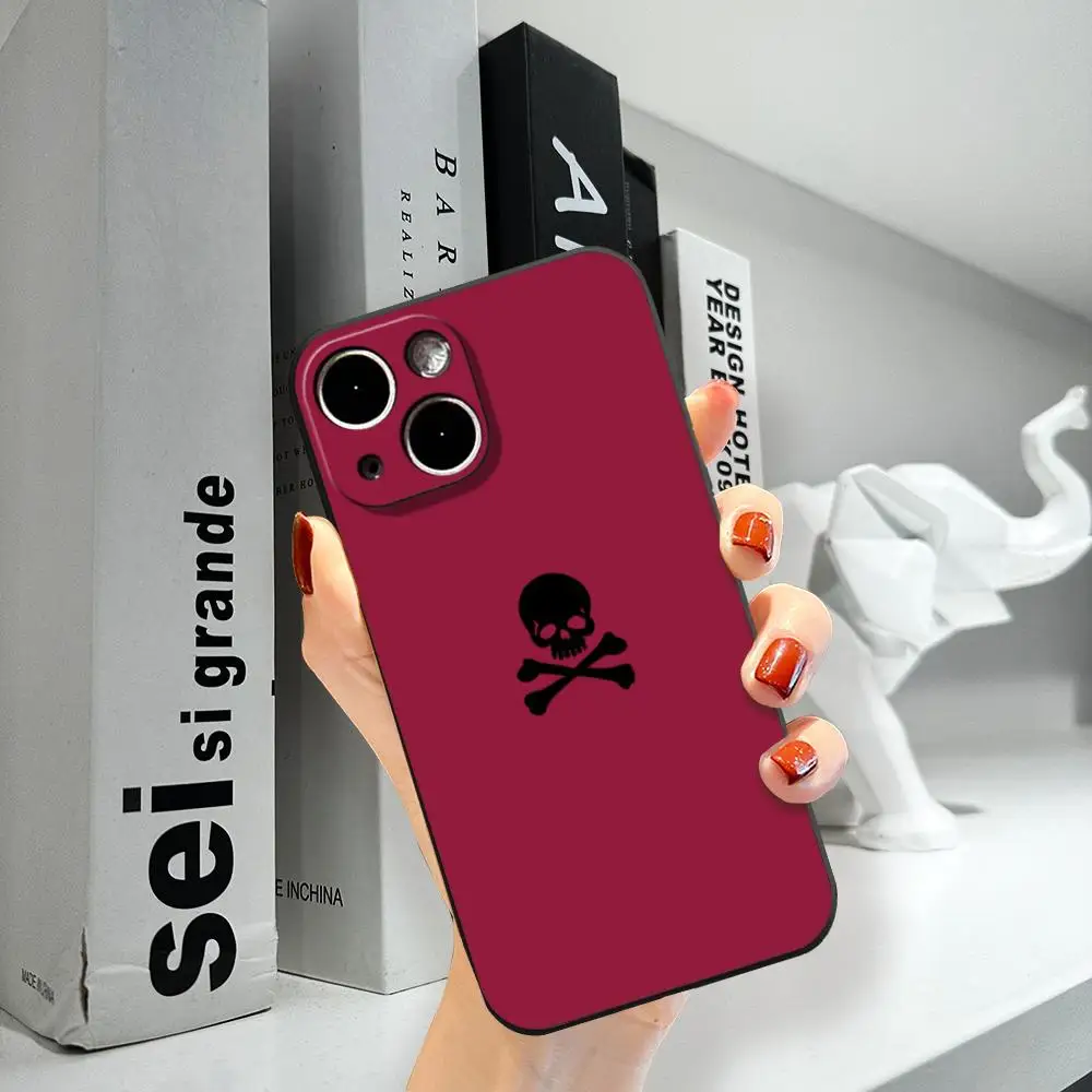Black Skull Soft Phone Case - Premium Protective Cover