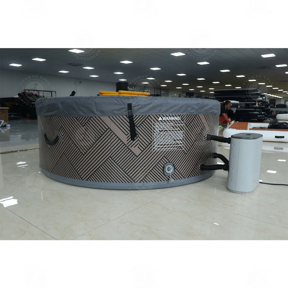 New Design Inflatable Hot Spa Tub Portable Outdoor Garden Whirlpool Spa Tubs Indoor Electric Jaccuzi Bubble Bathtub