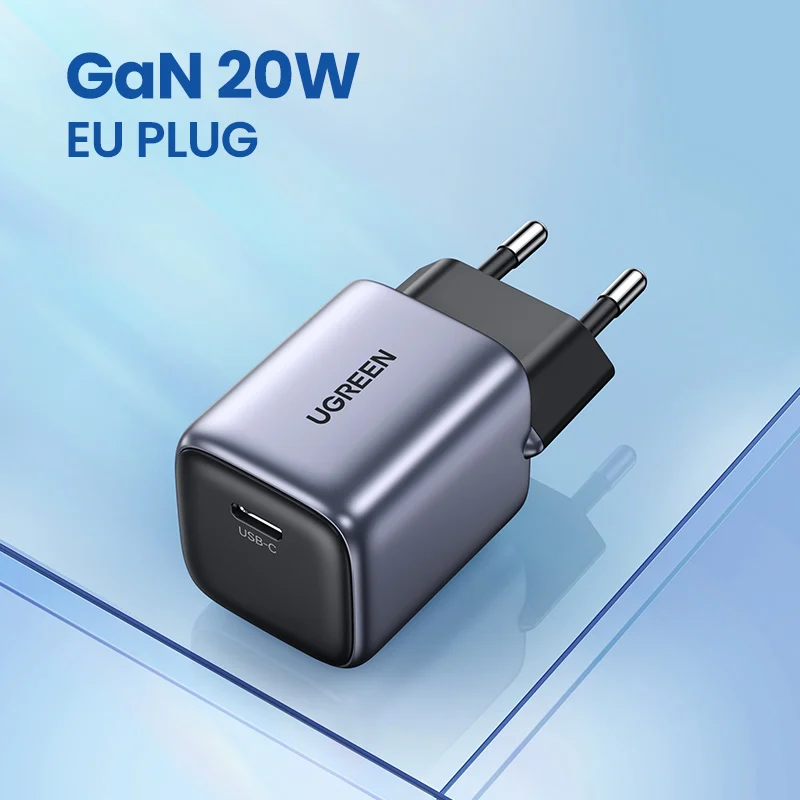 UGREEN-cargador USB tipo C para móvil, dispositivo de carga rápida