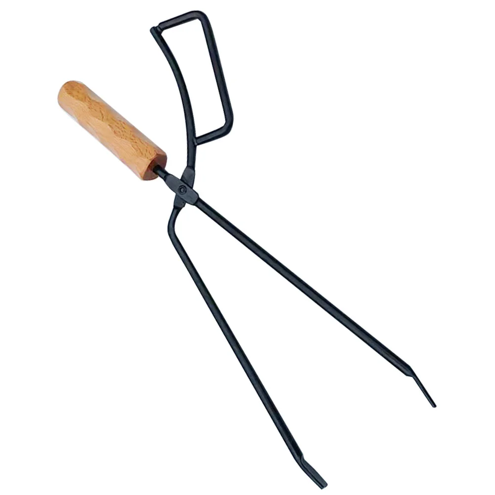 

Heavy Barbecue Accessories Log Claw Tongs Wood Fire Pit Accessory for outside Pits