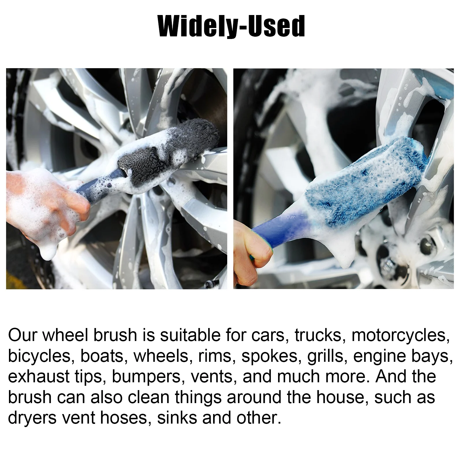 Car Wheel Brush Portable Microfiber For VW Golf 5 6 7 Jetta MK5 MK6 MK7 CC Tiguan Passat B6 b7 Scirocco