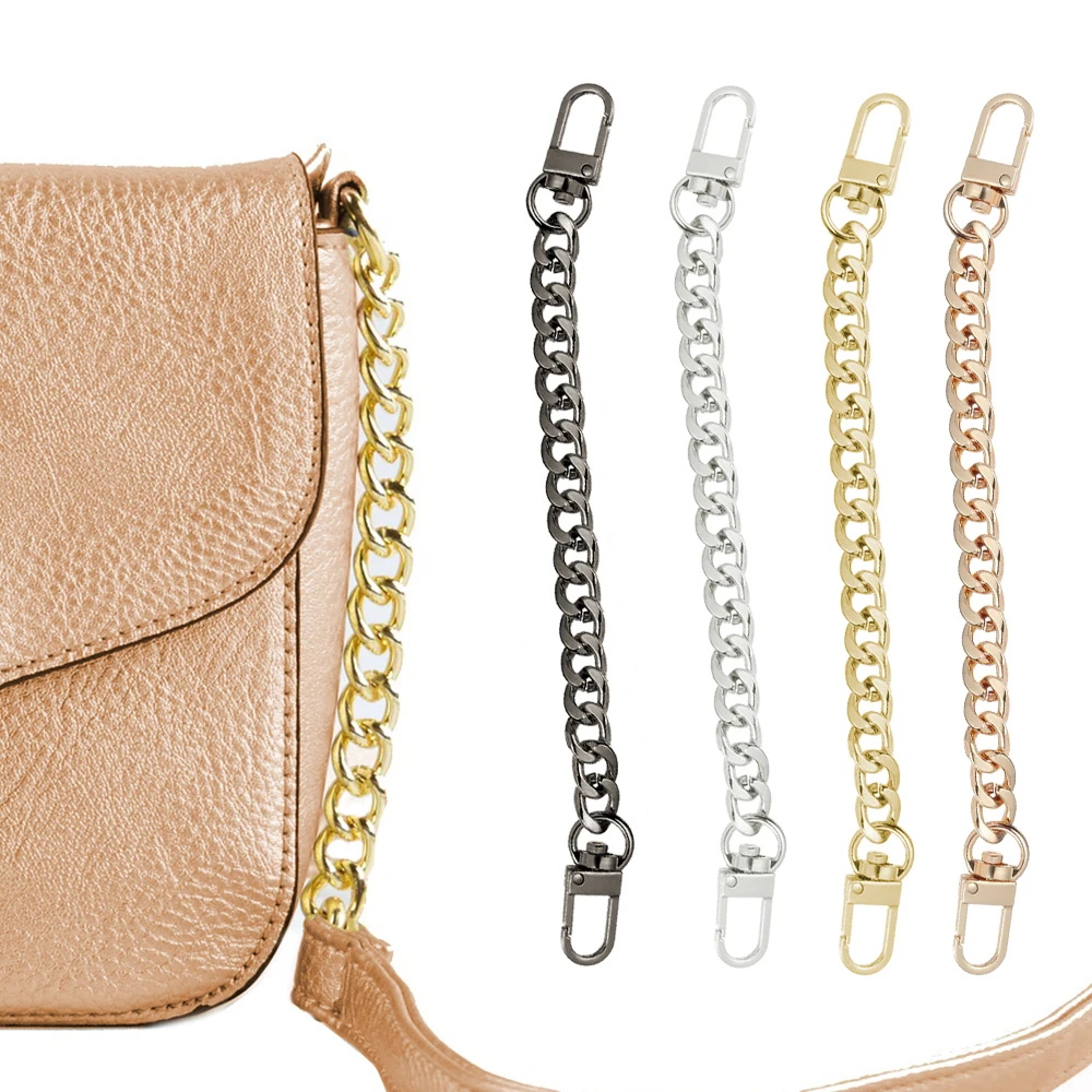 New Purse Chain Diy Metal Flat Chain For Messenger Bag Purse Strap