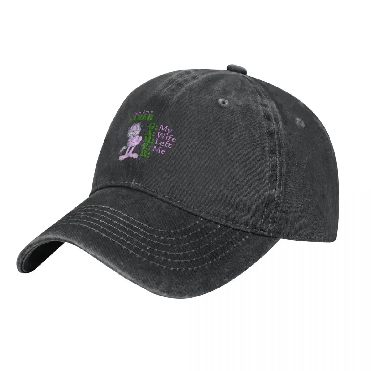 Yeah, I'm a GAMER-the cat Cowboy Hat Big Size Hat Trucker Hat Women's Beach Outlet 2024 Men's