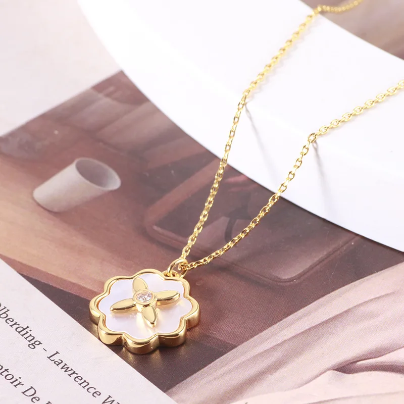 

Женское ожерелье с подвеской в виде ракушки, 33 + 8 см