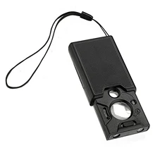 

30X 60X Pull-type Jewelry Magnifier Mini Pocket Hand Magnifying Glass Portable Microscope Loupe Optical Lens Tool LED Light