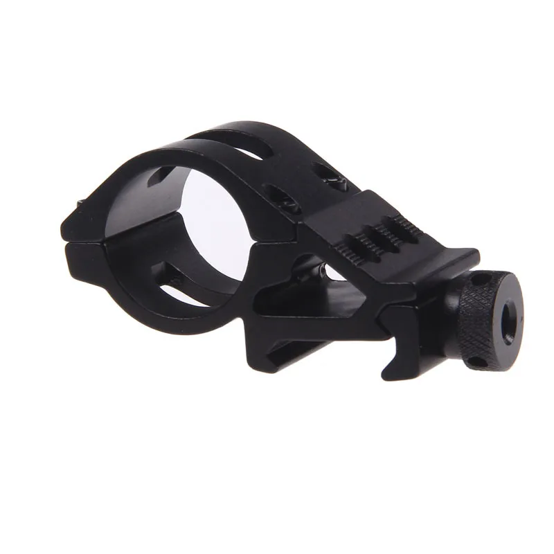 45 Degress Offset Tactical Flashlight Mounts Dia 25.4mm Torch Mount Clip for 20mm Picatinny Weaver Rail Base Hunting Accessories