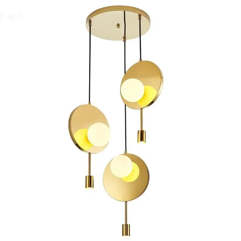 

Creative Chandelier Simple Round Mirror Glass Ball Small Pendant Light Home Deco Art Design Nordic Chandelier