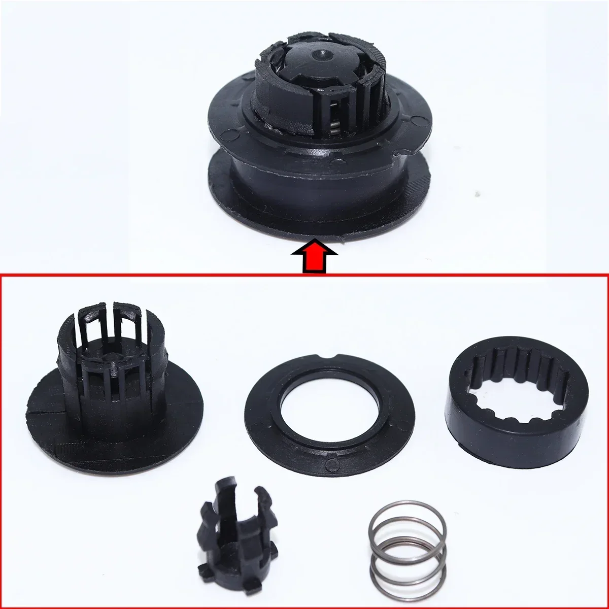 For Ford Transit MK7 2.2 2.4 FWD RWD 6SP Gear Selector Shift Cable Linkage Bushing Lever End Repair Kit 2006-2014 Issue Fix TDCI