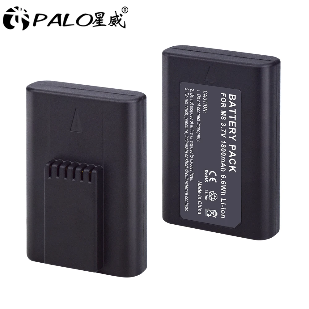 Batteria Ricaricabile Palo Per Fotocamera Leica Bli-312 Bm8 M8 M8.2 M9 14464, Batteria Di Decodifica Completa