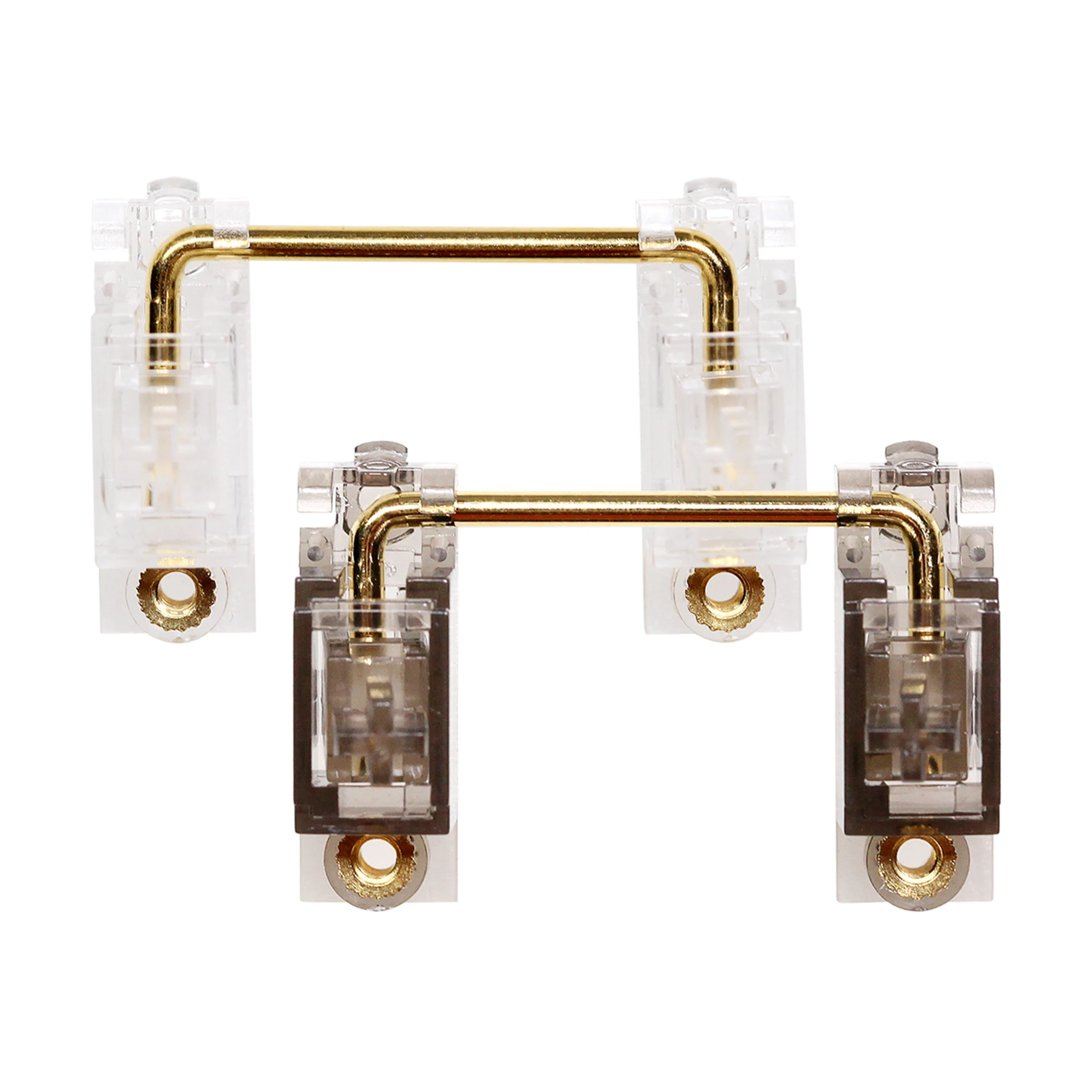 Everglide v3 Transparente Ouro Chapeado Pcb Parafuso no Estabilizador para Teclado Mecânico Transparente Preto Claro Bm60 Bm65
