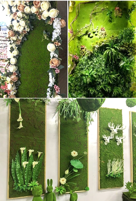 Plant carpet material Wrapped moss carpet gift diy adult handmade wedding  aisle decorations - AliExpress