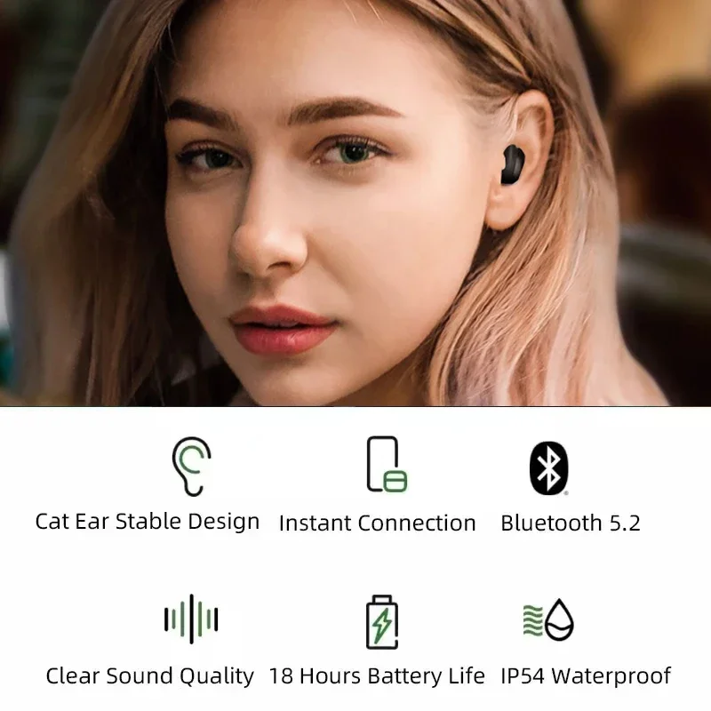 Xiaomi-redmi Buds Lite Fone de Ouvido Ip54 Tws Bluetooth 5.2 Fone de Ouvido Fone de Ouvido sem Fio Jovem Original - Image 2