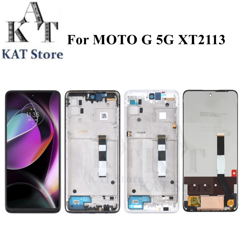 

For Motorola Moto G 5G XT2113 XT2113-3 LCD Digitizer Touch Screen Assembly With Frame Spare Part Replacement