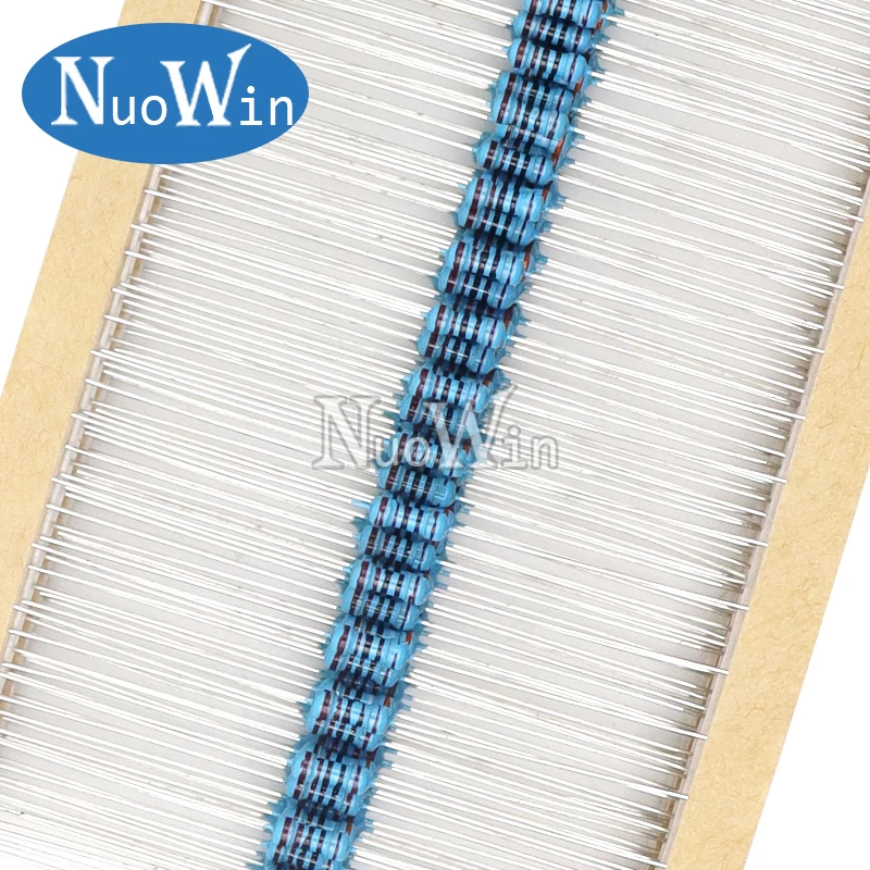2500pcs/Lot 50 Values 1R-10M ohms 1/4W Metal Film Resistor KIT Resistance 1% Assorted Set