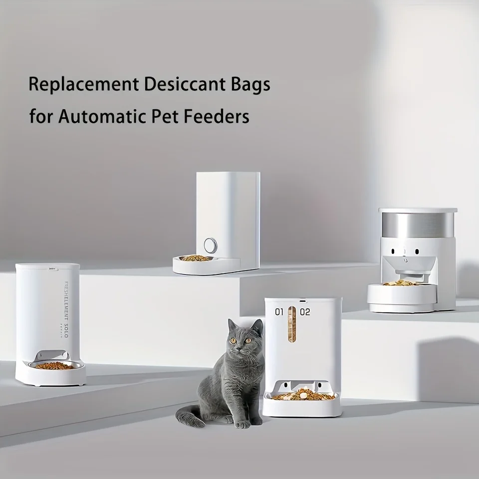 12 Packs Replaced Desiccant 20 Gram for All Smart Petkit Cat Dog Feeders, Silica gel Desiccant for Storage, Food Safe Dessicant 3