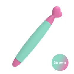 Silicone Touch Screen Stylus Pen for Kids - Cute Writing and Drawing Tool (Green)