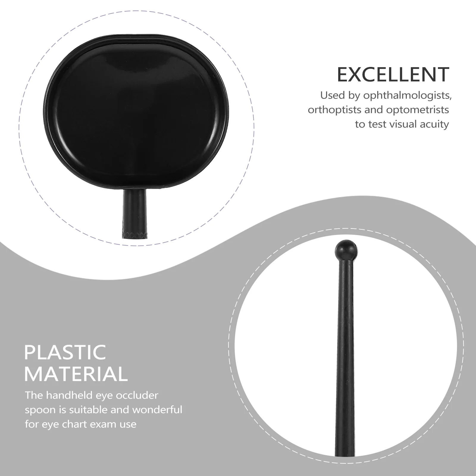 Eye Occluder Chart Exam Testtool Exams Charts Eyesight Handheld Set Shield Feet Pocket Professional Visionportable Pointer Hand