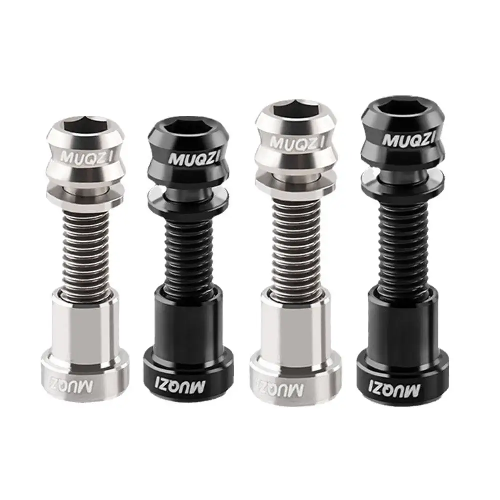 M5 17mm 19mm Carbon Stem Screw MTB Bicycle Titanium Bolts Road Bike Handlebar Bridge Screw Riser Pipe Fixed Nut