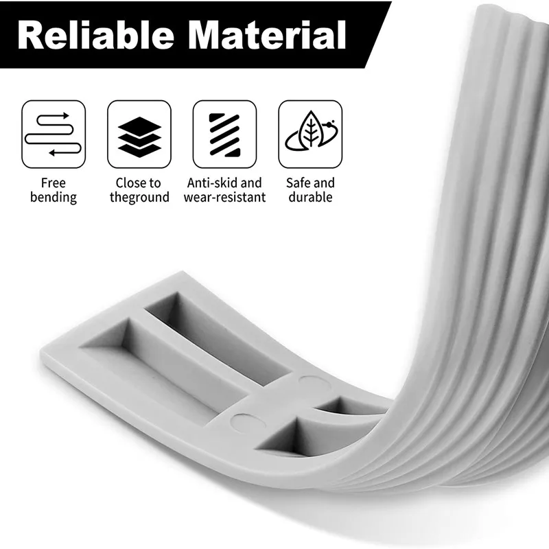 Anti-Slip Lightweight TPE Threshold Ramp