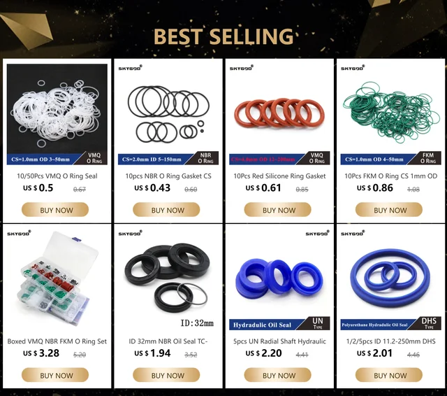 Assortimento Di O-ring - 419 Pezzi - Gomma Nitrilica NBR - 3-50 - Foto 8